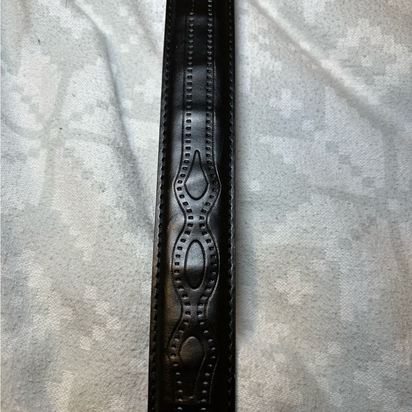 Vintage Black Belt - Picture 1 of 5